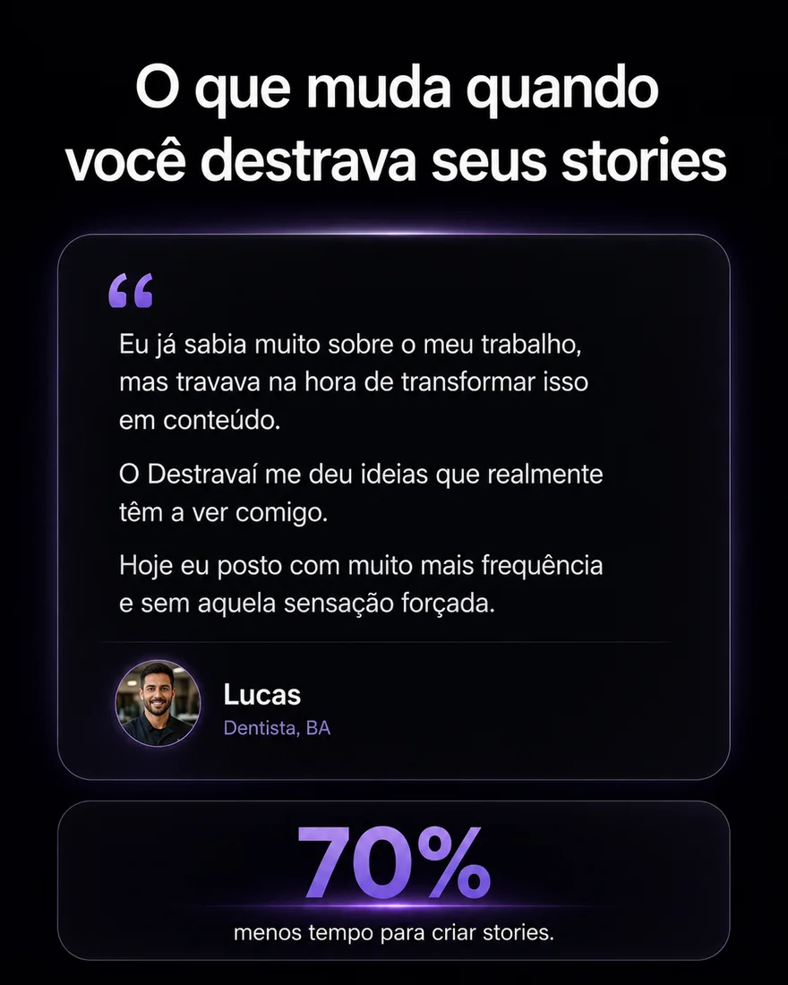 Depoimento de Juliana, loja de semijoias (PE): 3x mais stories com intenção de venda
