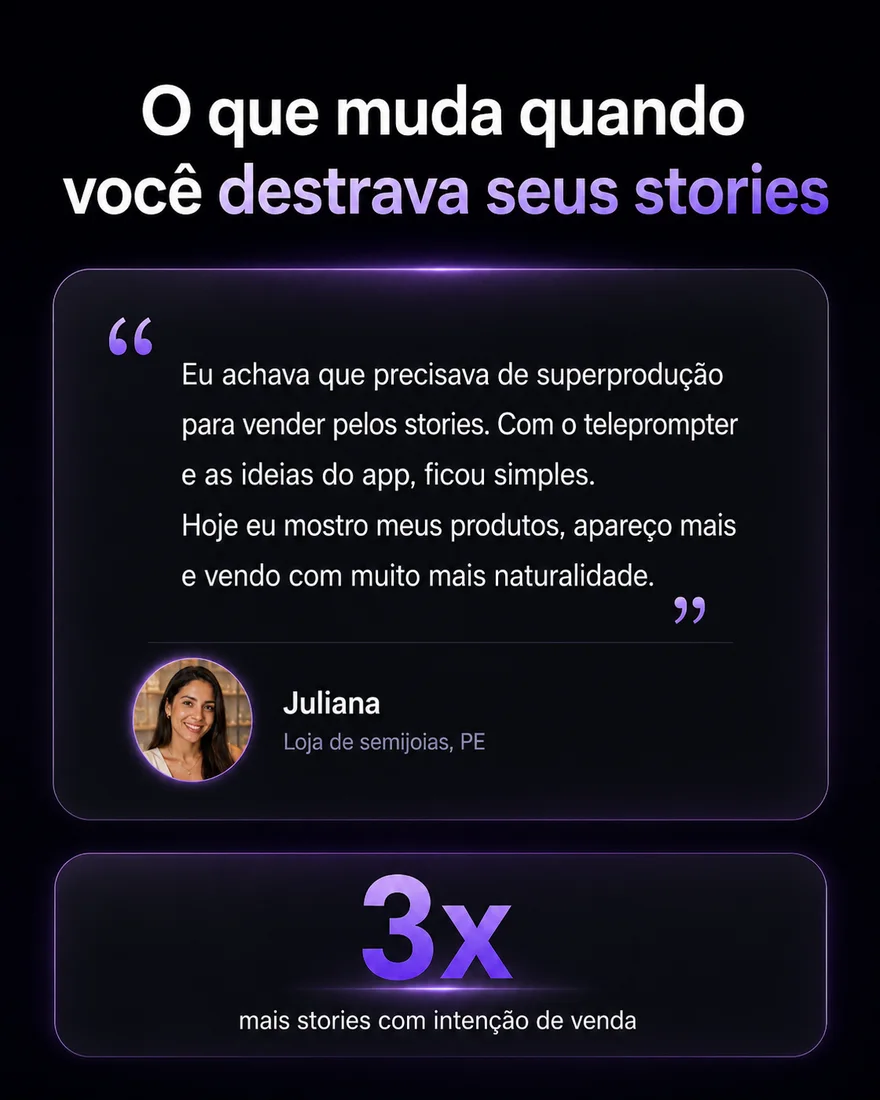 Depoimento de Lucas, dentista (BA): 70% menos tempo para criar stories